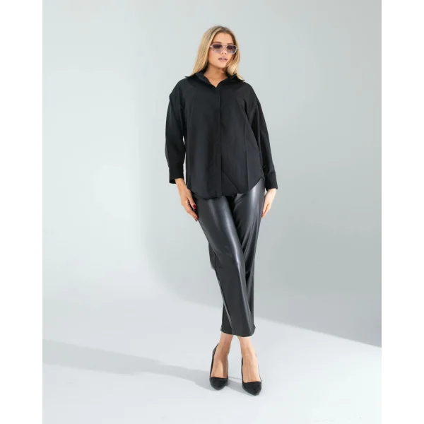 Siyah Regular Fit Gömlek