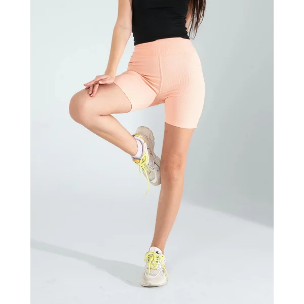 Somon Fitilli Push Up Toparlayıcı Biker Spor Tayt