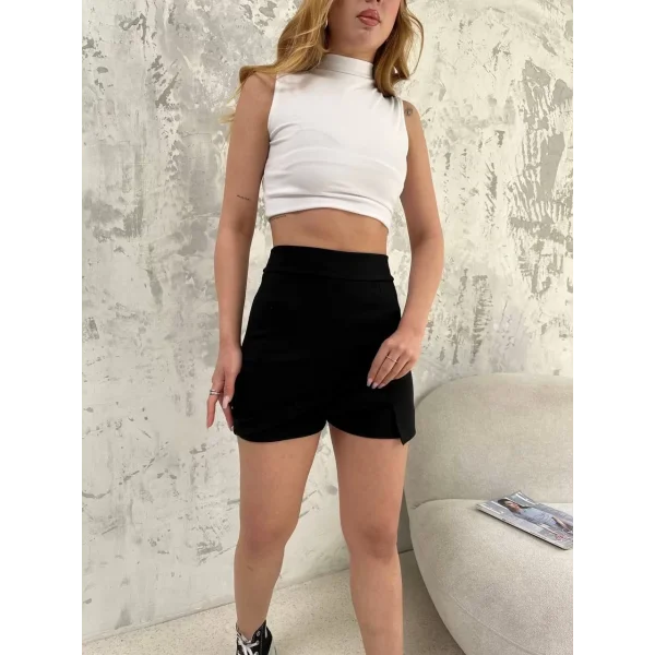 Şortlu Etek- Siyah