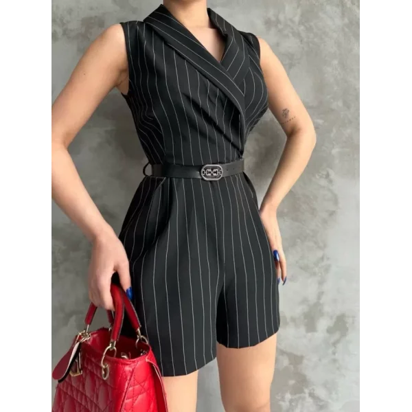 Şortlu Kemerli Tulum  iyah