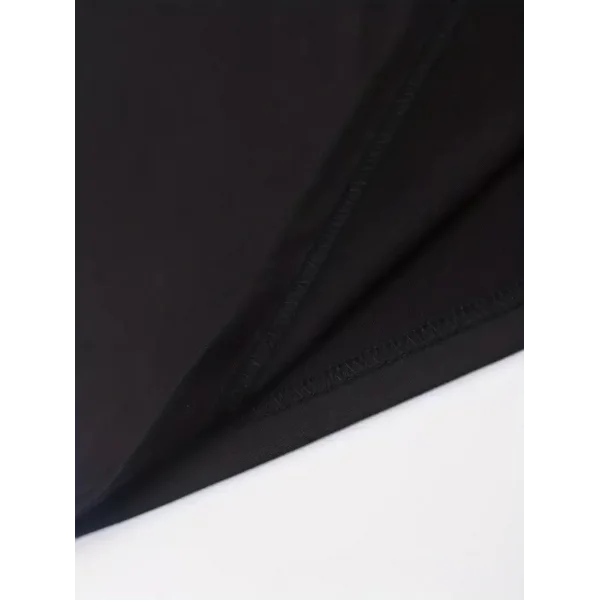 Sporda Günlük Hayata Giyilebilir GYM Baskılı Oversize Bisiklet Yaka Erkek T-shirt - Siyah