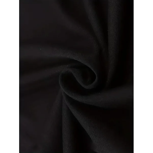 Sporda Günlük Hayata Giyilebilir GYM Baskılı Oversize Bisiklet Yaka Erkek T-shirt - Siyah