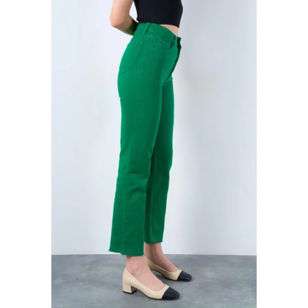 Strong Düz Pantolon  Benetton Yeşili
