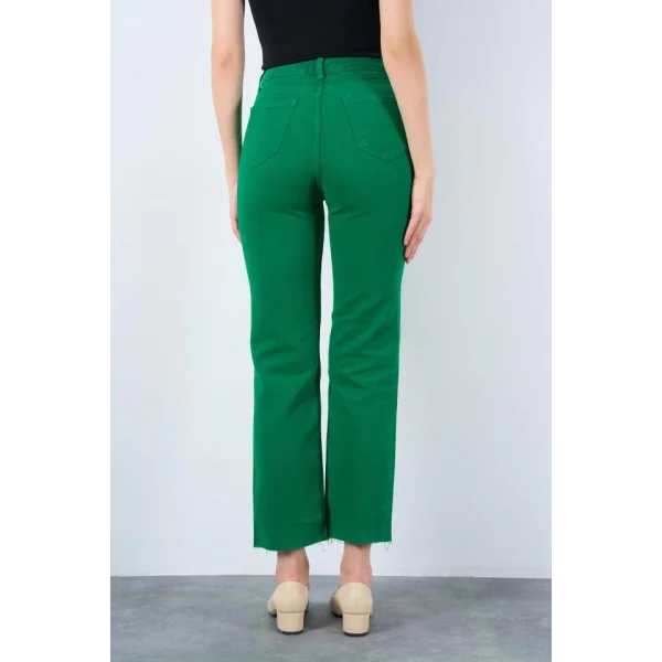 Strong Düz Pantolon  Benetton Yeşili