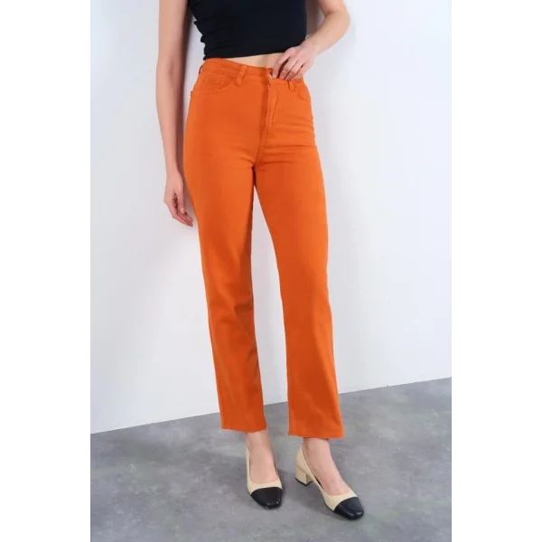 Strong Düz Pantolon  Oranj
