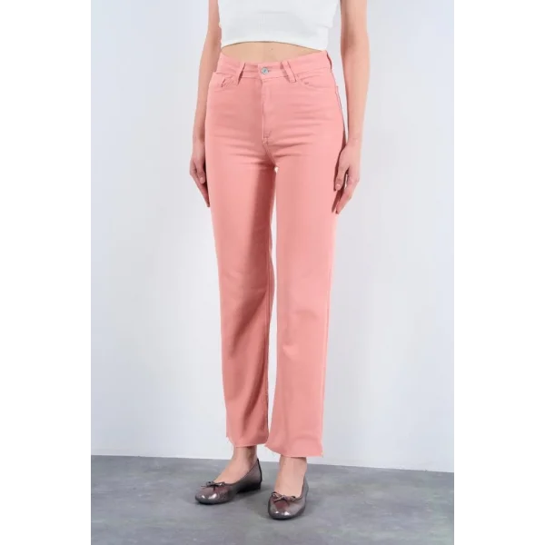 Strong Düz Pantolon  Pudra