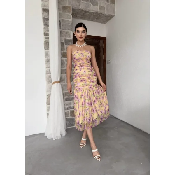 Talia traplez Elbise