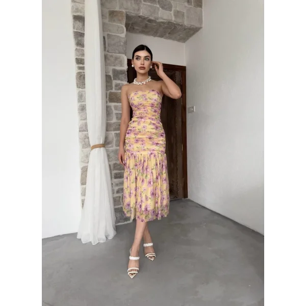 Talia traplez Elbise