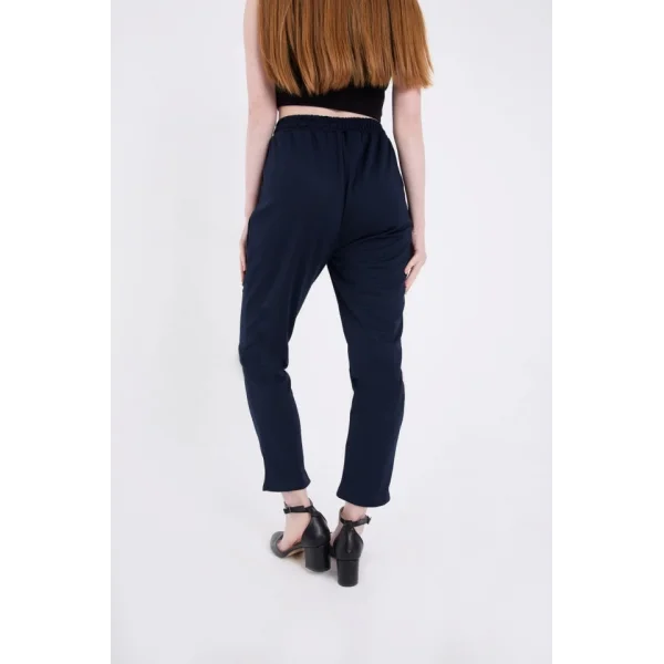 Tam Kalıp Basic Eşofman Pantolon  acivert