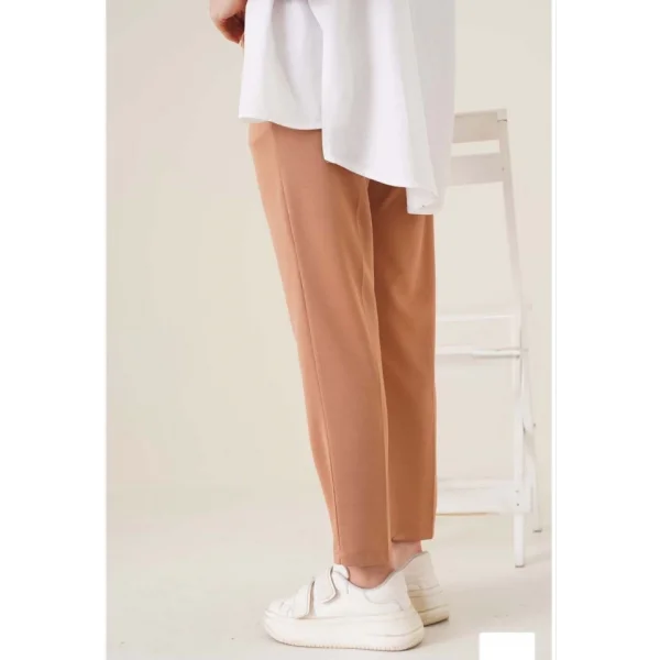 Tam Kalıp Basic Eşofman Pantolon  Kahverengi