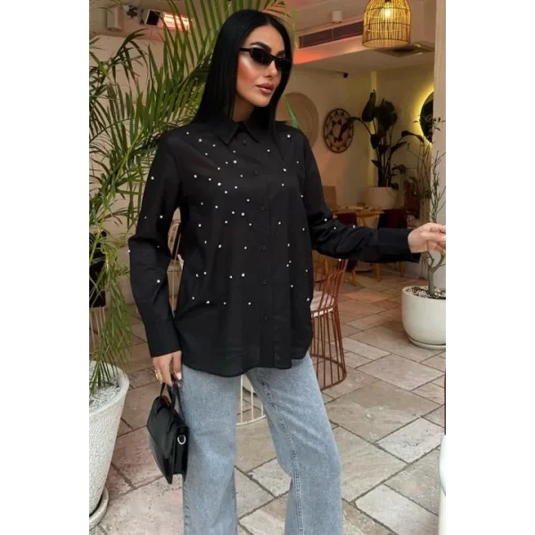 Taş Çakımlı Vual Gömlek 3443