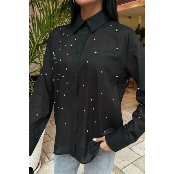 Taş Çakımlı Vual Gömlek 3443