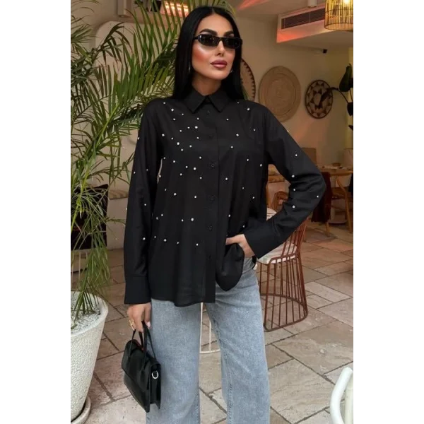 Taş Çakımlı Vual Gömlek 3443