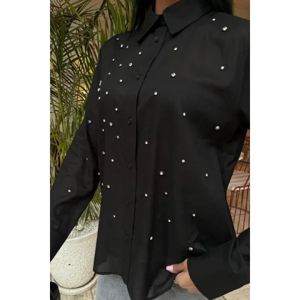 Taş Çakımlı Vual Gömlek 3443