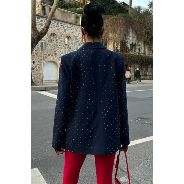 Taş Detaylı Premium Blazer Ceket 6122