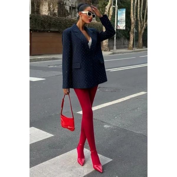 Taş Detaylı Premium Blazer Ceket 6122