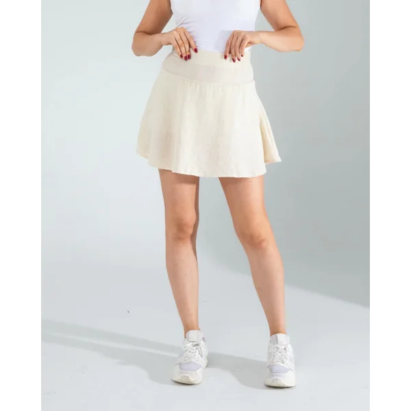 Taş Keten Şort Etek