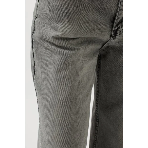 Taş Şerit Detaylı Jean