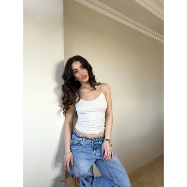 Taş ZRA Model Poliamid İp Askı Bluz