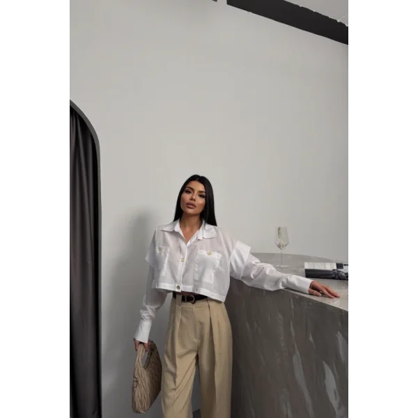 TASARIM GÖMLEK - Beyaz