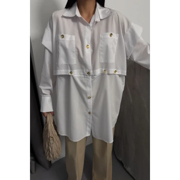 TASARIM GÖMLEK - Beyaz