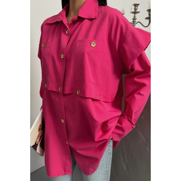 TASARIM GÖMLEK - Fuşya