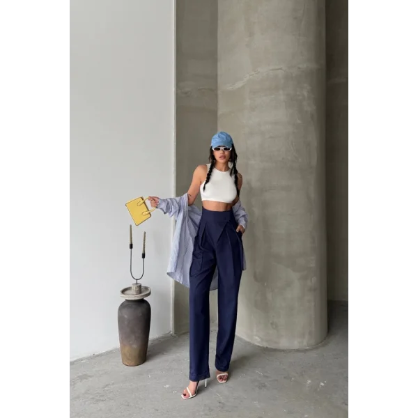 TASARIM PANTOLON - Lacivert