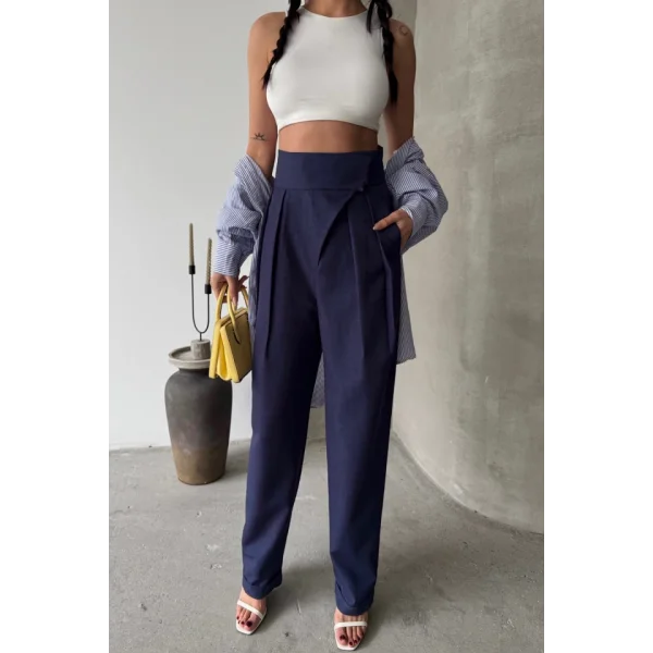 TASARIM PANTOLON - Lacivert