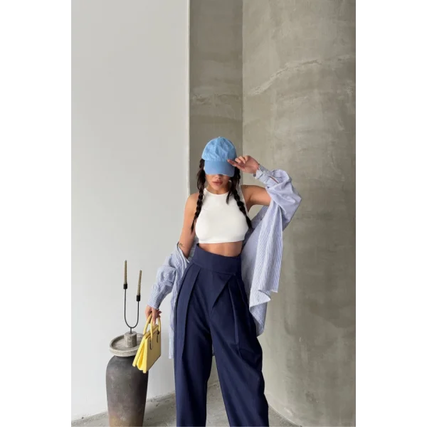 TASARIM PANTOLON - Lacivert