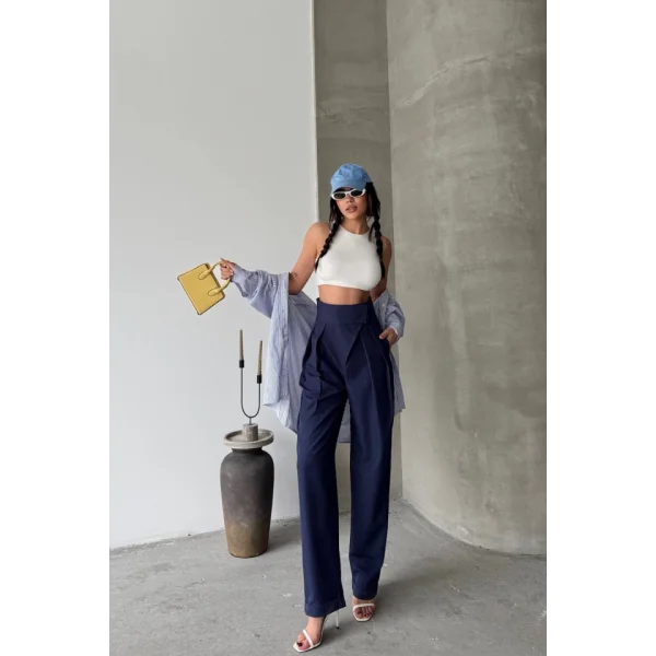 TASARIM PANTOLON - Lacivert