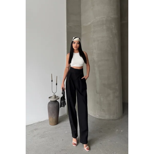 TASARIM PANTOLON - Siyah