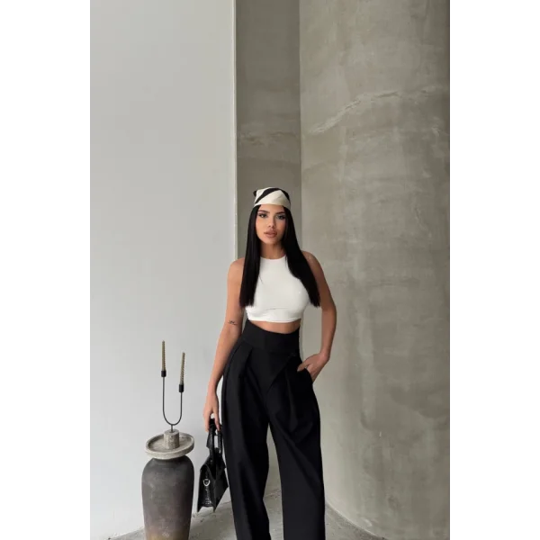 TASARIM PANTOLON - Siyah