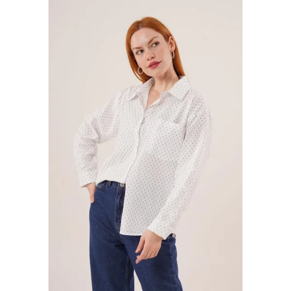 Tek Cepli avi Desenli Gömlek