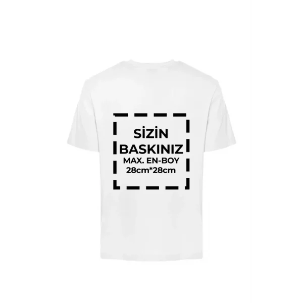 Tişört Tasarla 20/1 Kumaş - Beyaz