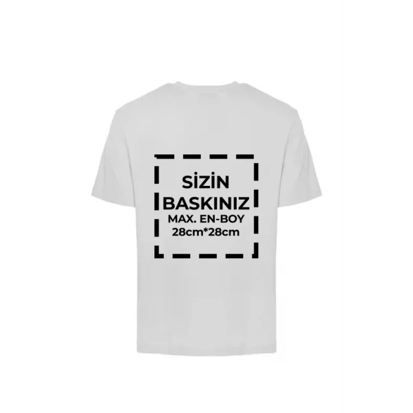 Tişört Tasarla 20/1 Kumaş - Boyalı Gri