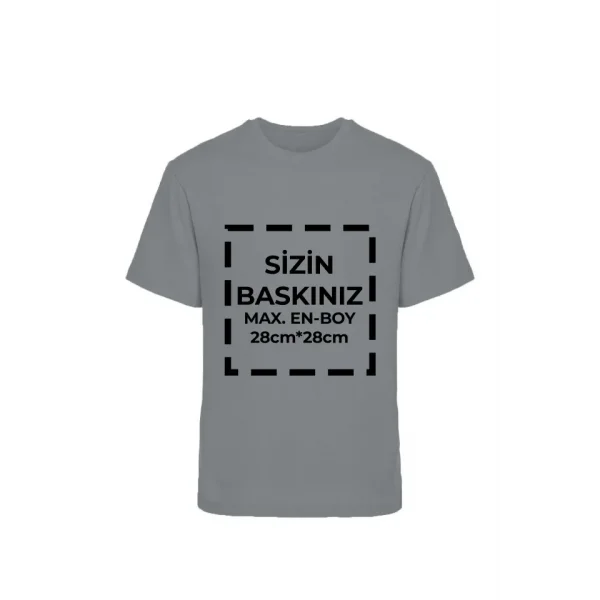 Tişört Tasarla 20/1 Kumaş - Füme