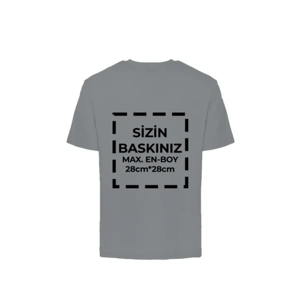 Tişört Tasarla 20/1 Kumaş - Füme