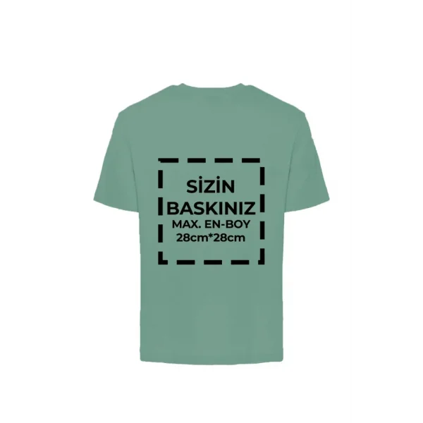 Tişört Tasarla 20/1 Kumaş - Mint Yeşili