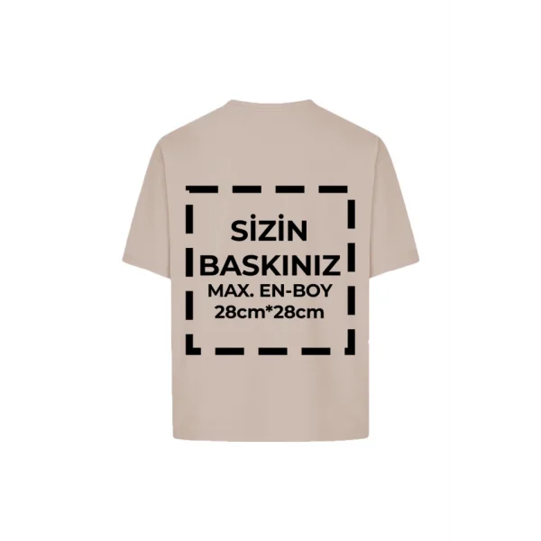Tişört Tasarla 24/1 Kumaş - Bej