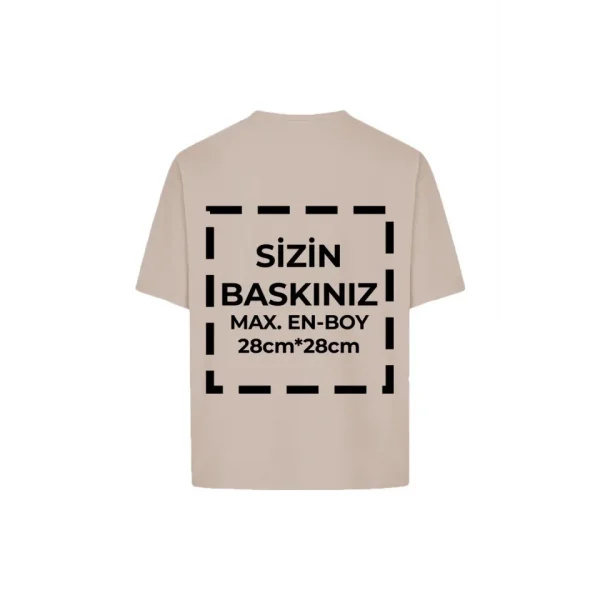 Tişört Tasarla 24/1 Kumaş - Bej