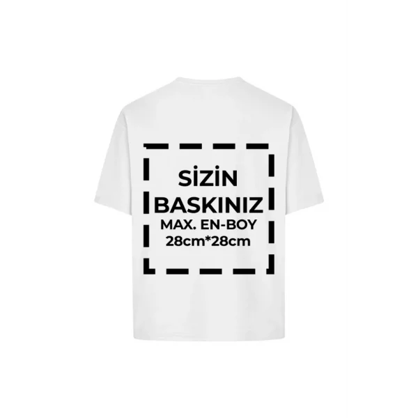 Tişört Tasarla 24/1 Kumaş - Beyaz