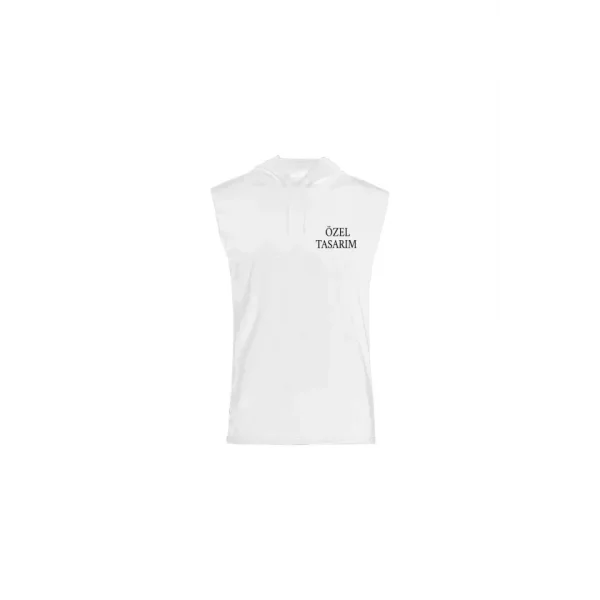 Tişört Tasarla Kapüşonlu Sıfır Kol Tişört