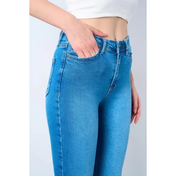 Toptan Mavi Kot Pantolon  246