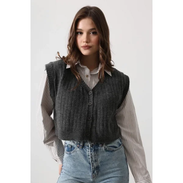 Trikolu Çizgili Gömlek  Pembe