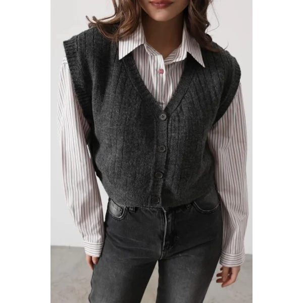 Trikolu Çizgili Gömlek  Pembe