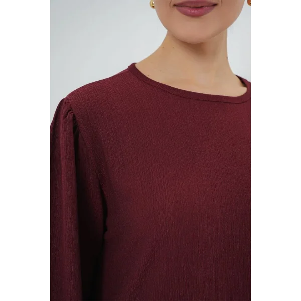 Tunik Pantolon Alt Üst Takım 6663 - Bordo