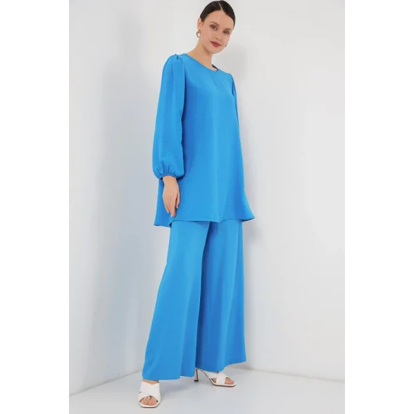 Tunik Pantolon Alt Üst Takım 6712 - Mavi