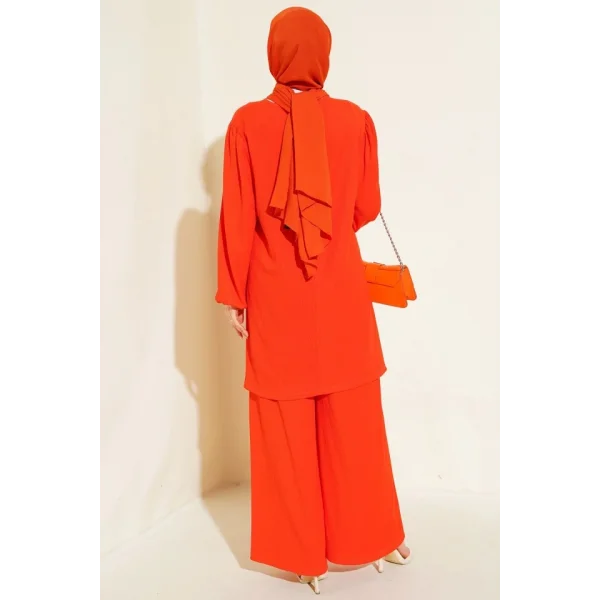 Turuncu Tunik Pantolon Alt Üst Takım 6663