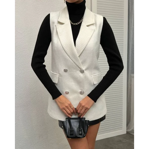 Tüvi̇t etal Düğme Yelek