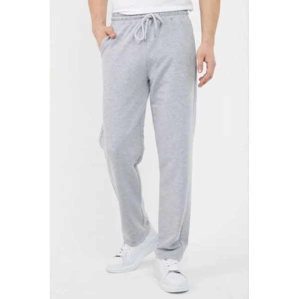 Üç İplik Basic Eşofman Pantolon - Gri
